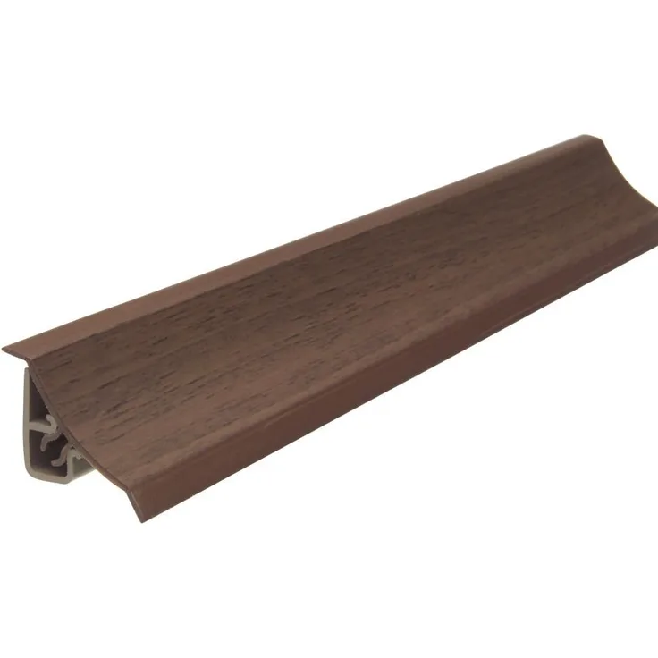 Primo Wandanschlussleiste 260 cm, 23 x 25 mm, Nußbaum