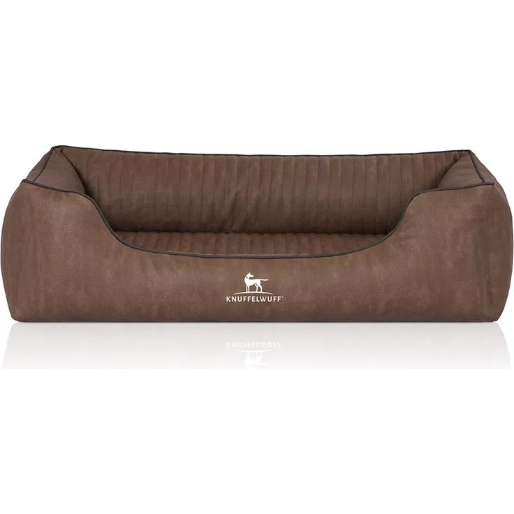 Knuffelwuff Hundebett Tampa braun M-L 85x63cm