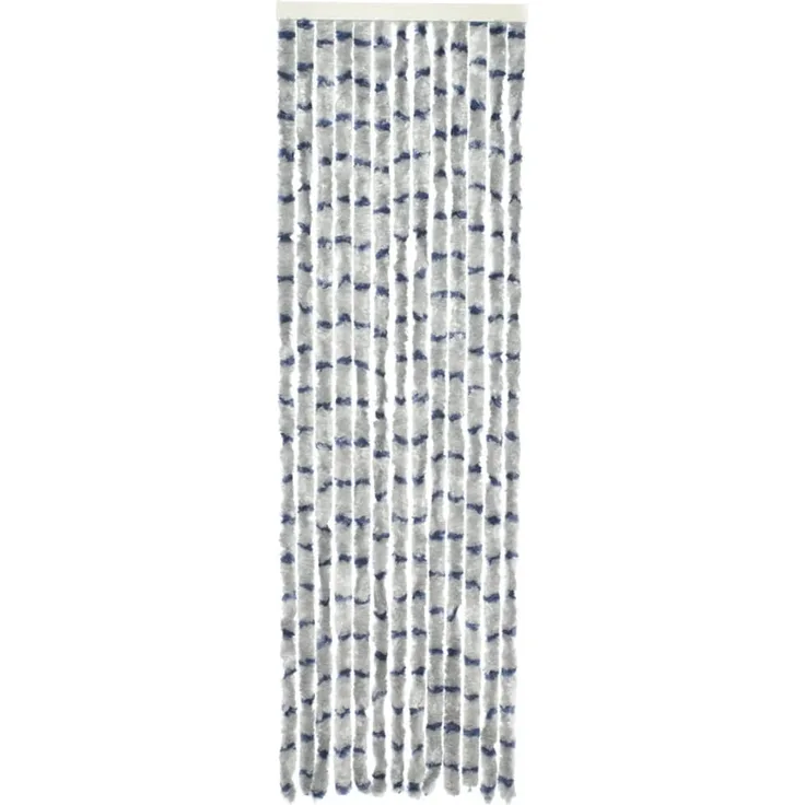 Travellife Insektenschutz für Türen Chenille Stripe 185x56cm Grau-Blau