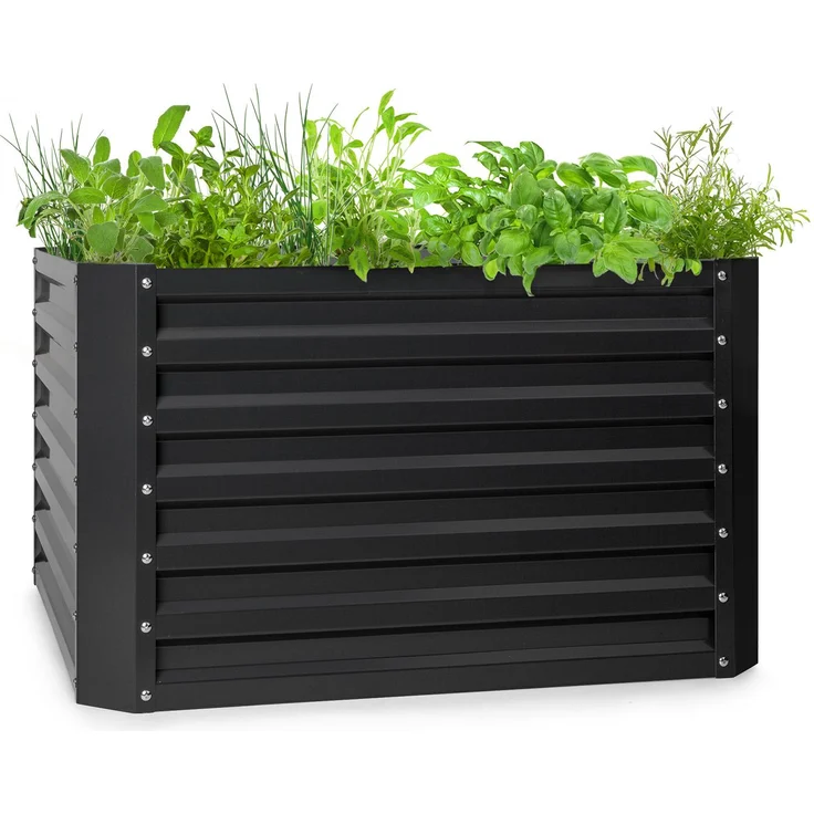 High Grow Straight Hochbeet 100x60x100cm 600l Stahl Anthrazit – Bild 2