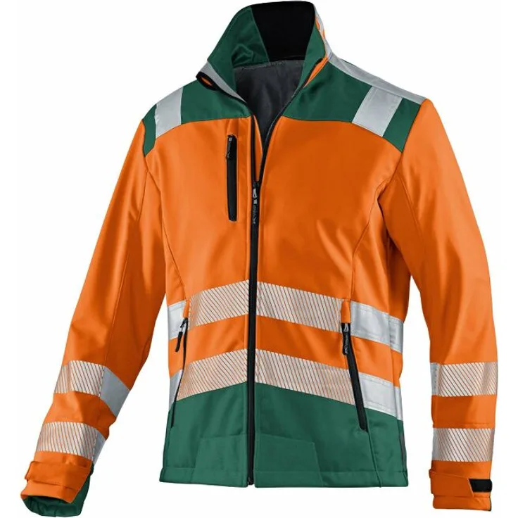 Kübler REFLECTIQ Softshell Jacke PSA 2, warnorange/moosgrün, XS 15078427