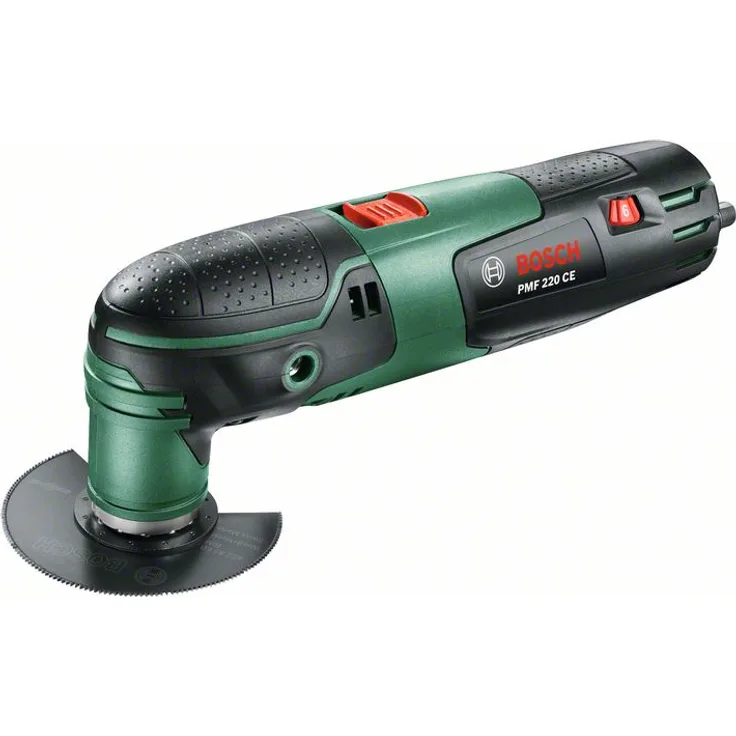 Bosch PMF 220 CE Set Multifunktionswerkzeug Multi-Cutter 220 Watt 1,1 kg, im Koffer
