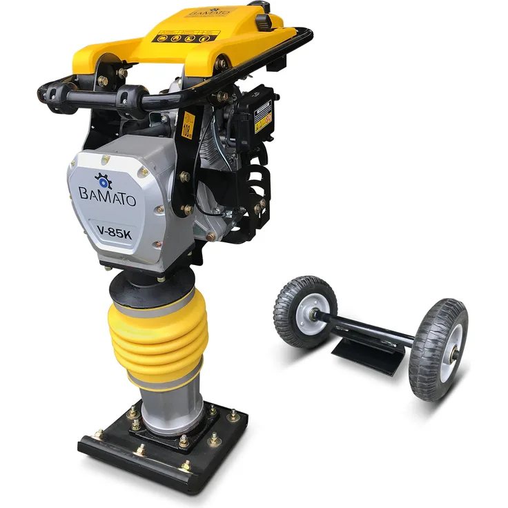 BAMATO Vibrationsstampfer V-85K mit Fahrwerk (schmale Ausführung)