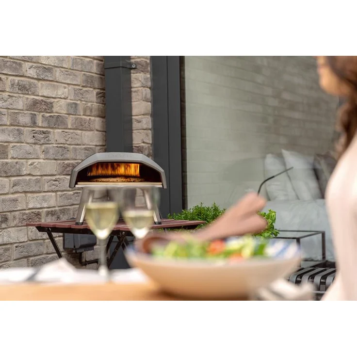 Ooni Koda 12'' Gas Pizzaofen 40 x 29,5 x 63 cm, Gasgrill,  33,7 x 33,7 cm Grillfläche, Edelstahl – Bild 6