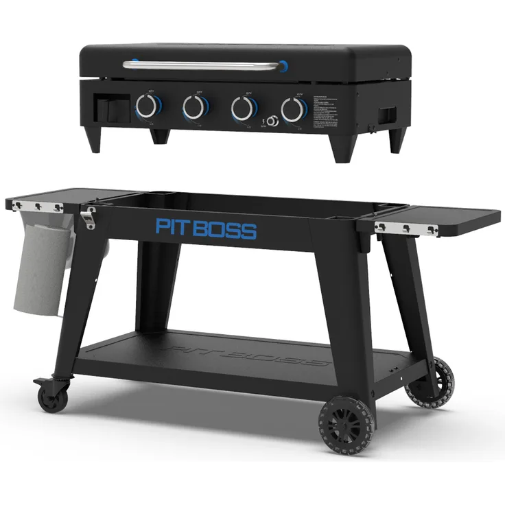 Ultimate Placha Grill 4-Brenner mit Cart