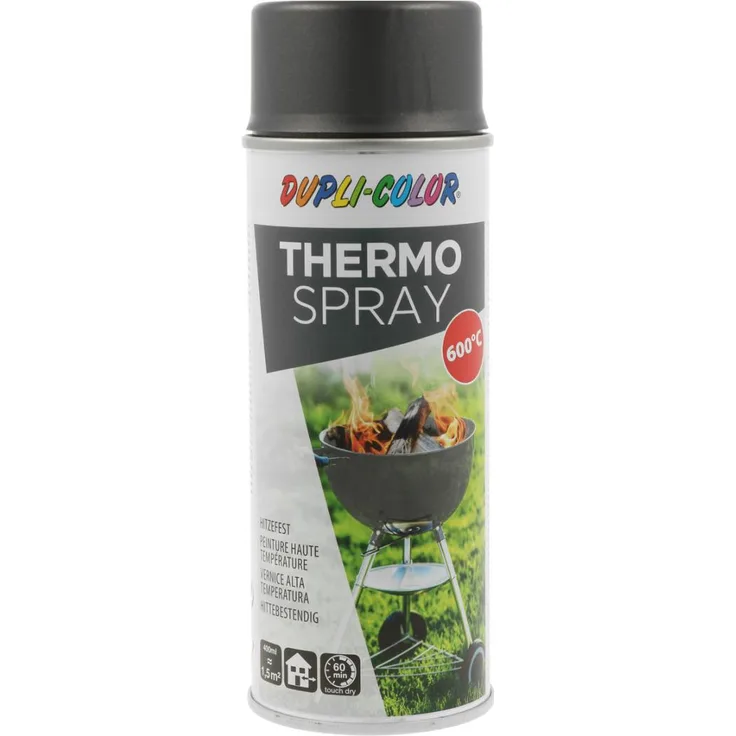 Dupli-Color 159107 Hitzefest-Spray , 400 ml, 600°C, Gußgrau
