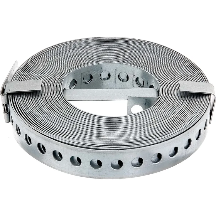 Alberts Lochband | ohne Abrollkasette | sendzimirverzinkt | Breite 20 mm | Länge 10 m 
(334239)