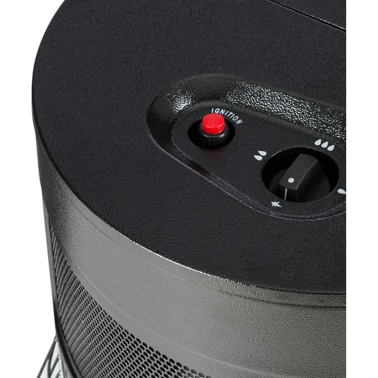 Bonaparte Gasheizgerät bis 4200 W elektrische Zündung Gasflaschen bis 15 kg Schwarz – Bild 5