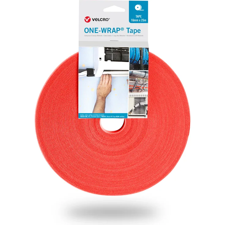 VELCRO One Wrap Band 25m - 20mm Orange VEL-OW64150