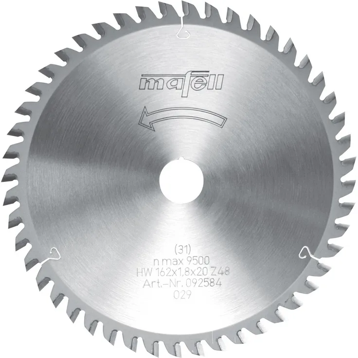 Mafell Sägebl.-HM 162x1.8x20 48Z-WZ Zchng. 202837, verpackt