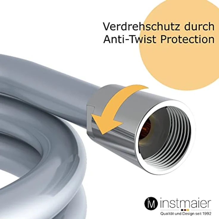 INSTMAIER Brauseschlauch BS4, 200 cm, Silverflex – Bild 3