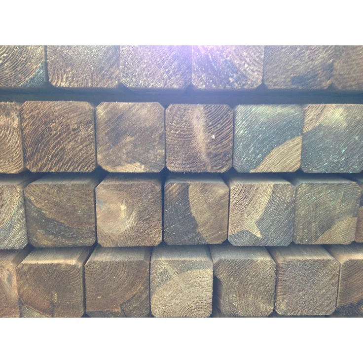 1Stk. HOLZPFOSTEN 7cm x 7cm x 150cm Kantholz Pfosten für Gartenzaun – Bild 5