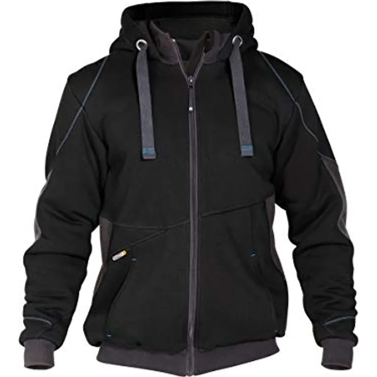 DASSY Pulse - Sweatshirt-Jacke schwarz/anthrazitgrau M STANDARD