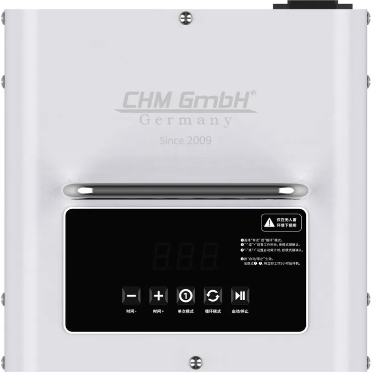 CHM GmbH Ozongerät Ozongenerator mit 20g/h LCD Display, Luftreiniger, Ozonreiniger