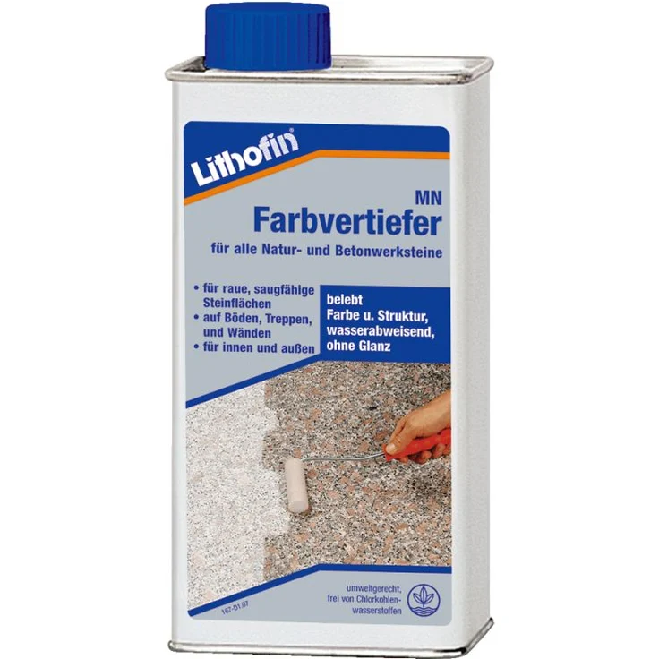 Lithofin MN Farbvertiefer 1 Liter Imprägnierung wasserabweisend – Bild 1