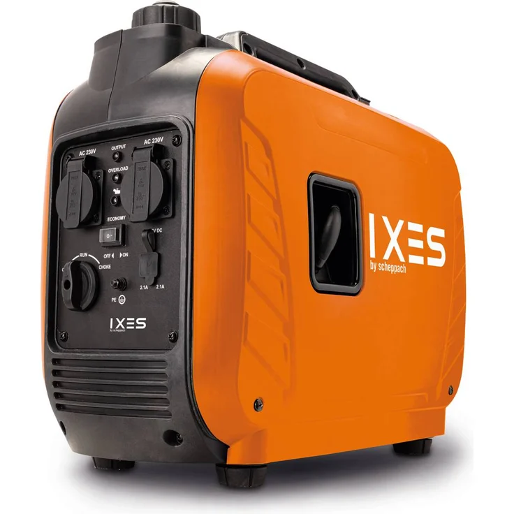 Scheppach IXES IX-IVG-2500 Inverter Benzin Stromerzeuger Notstromaggregat 2 kW Seilzugstarter 230 V 17,5 kg Maximalleistung: 2000 W – Bild 1