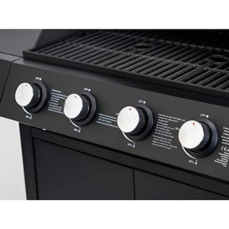 Barbecue El Fuego Gasgrill San Angelo mit 4 Brenner + 1 Seitenbrenner BBQ – Bild 6