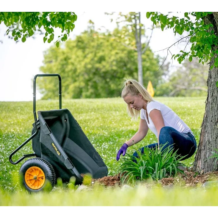 Polar Schubkarre Cub Cart schwarz 127x71 cm – Bild 3