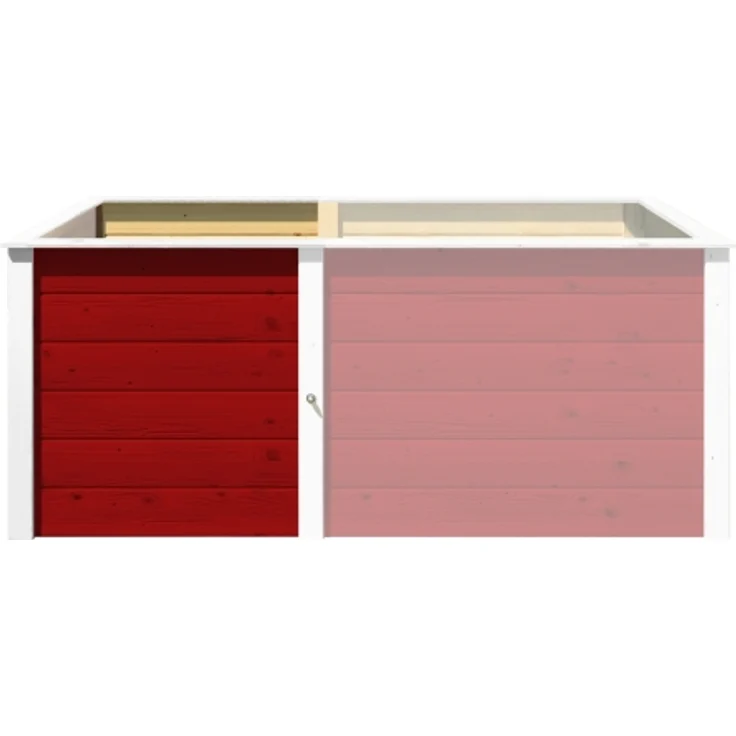 Ergänzungssatz Hochbeet Modular 21 mm rot, 67 cm – Bild 1