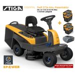 Stiga Swift 372e Akku-Rasentraktor - Essential inkl. Akkus und Ladegerät - Preisvergleich