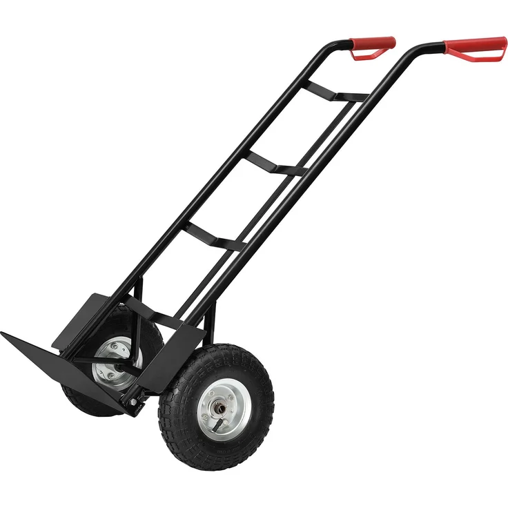 Juskys Sackkarre Basic klappbar | 100 kg belastbar | große Luftreifen | Kunststoff Griffe | Stahl – Bild 7