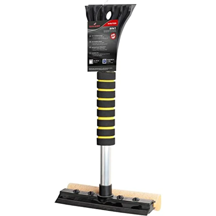 Scheibenreiniger und Eiskratzer 2in1 - 40x20 cm schwarz – Bild 4