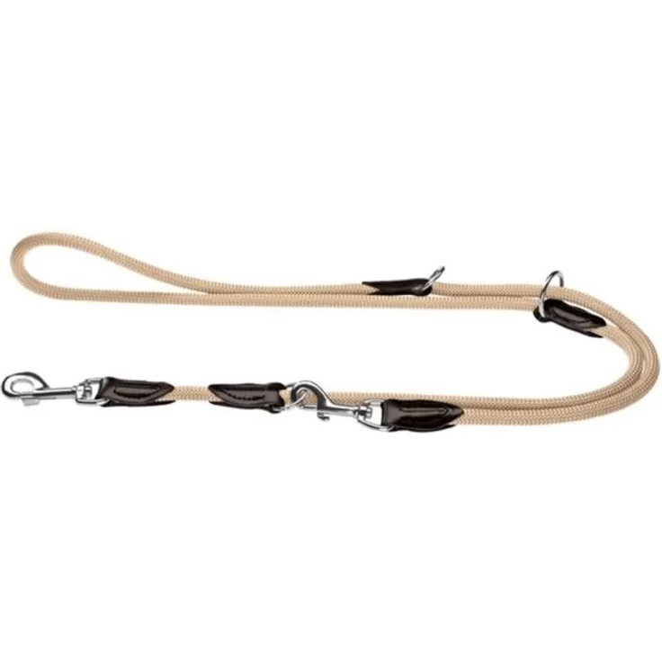 Hunter Hunde-Leine verstellbar Freestyle beige 8-200 – Bild 1