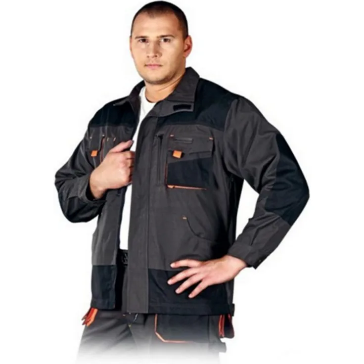 Arbeitsjacke schwarz-orange in versch. Größen M