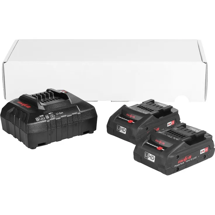 Mafell Power-Set 1 für Akku Bohrschrauber 2x Akku 18 M 72 LiHD + Ladegerät APS M