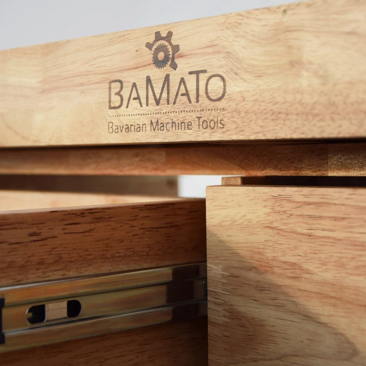 BAMATO Hobelbank WORK-1640 aus Massivholz – Bild 3