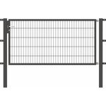 Alberts Einzeltor Flexo mit Zubehör | anthrazit | Breite 200 cm | Höhe 100 cm 
(647759)