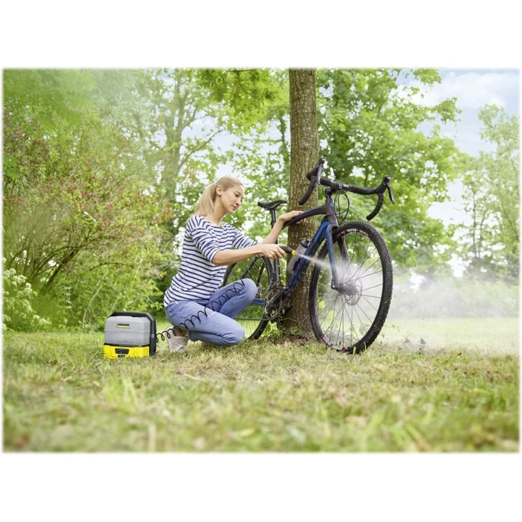 Kärcher Mobile Outdoor Cleaner OC 3 Plus 1.680-030.0 Spiralschlauch, Gerätefilter, abnehmbarer Wassertank, schonender Niederdruck – Bild 3