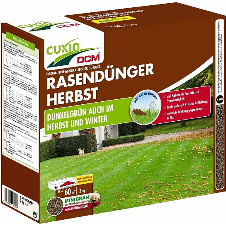 Cuxin DCM Rasendünger Herbst 3 kg