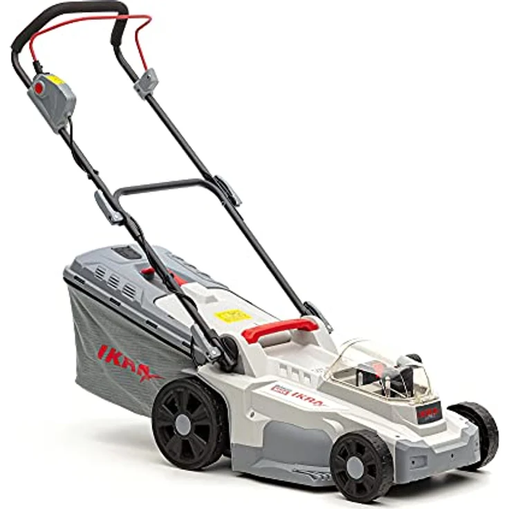 IKRA Akku Rasenmäher Mulchmäher ICM 2-2037 inkl. 2x Akku & Doppel-Schnellladegerät, 40 l Fangkorbvolumen – Bild 3