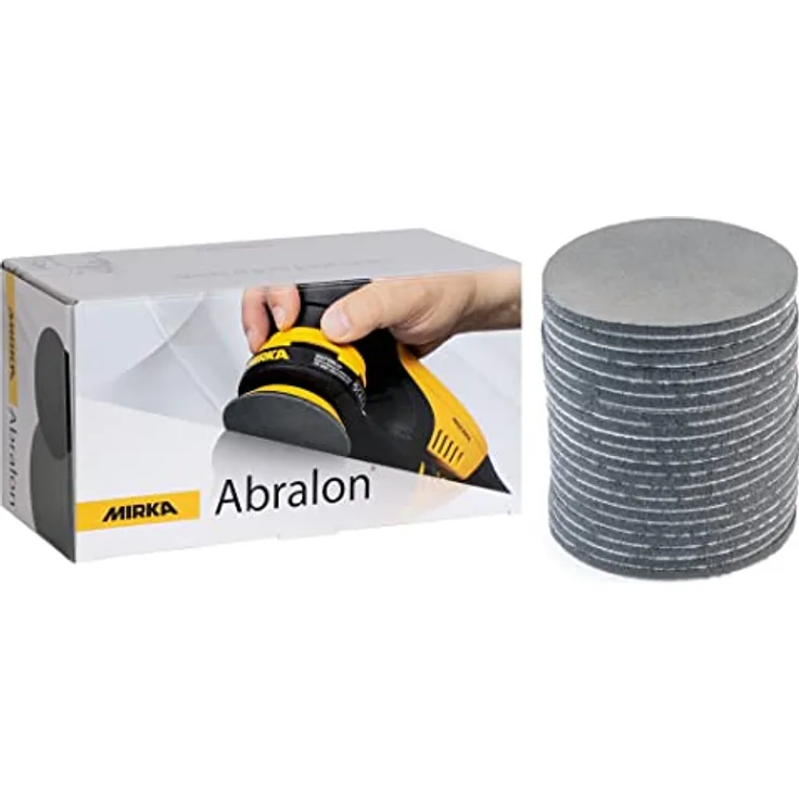MIRKA Abralon Schleifscheibe Schaumstoff Durchmesser 77mm Klett P1000