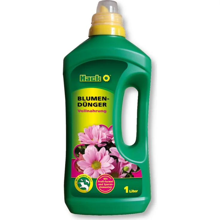 HACK Blumendünger flüssig mit Guano, 1 ltr