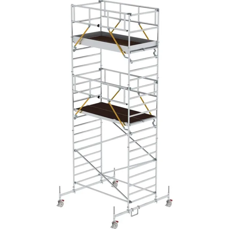 Günzburger Rollgerüst SG mit Doppelplattform 1,35x2,45m Plattform 7,78m AH