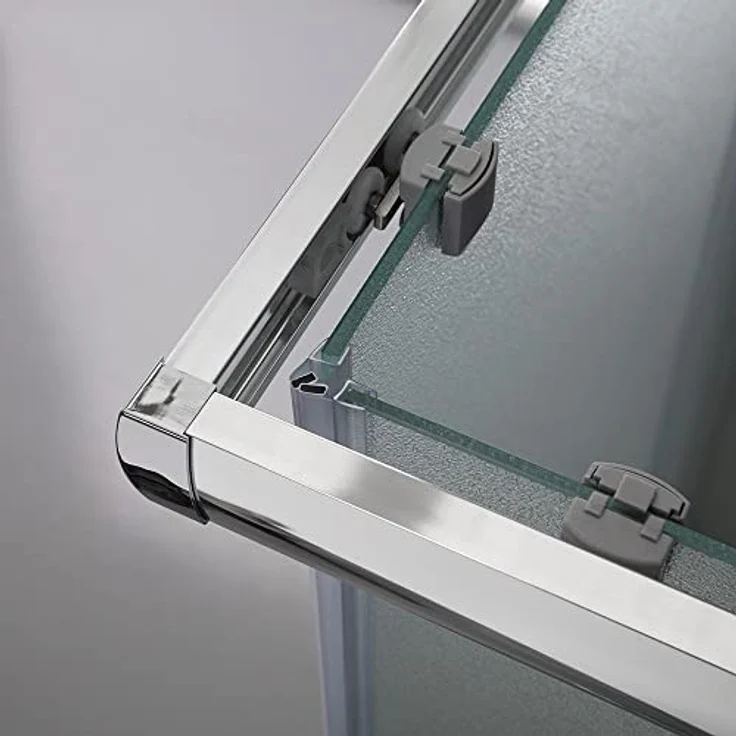 Duschkabine 70 X 90 Aus Mattem Kristallglas Mit Schiebetüren Giada – Bild 2