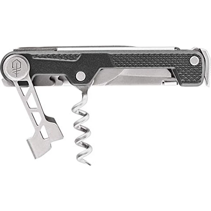 Gerber Multifunktionswerkzeug mit 8 Funktionen ArmBar Cork Dunkelgrau Messer mit glatter Klinge – Bild 2