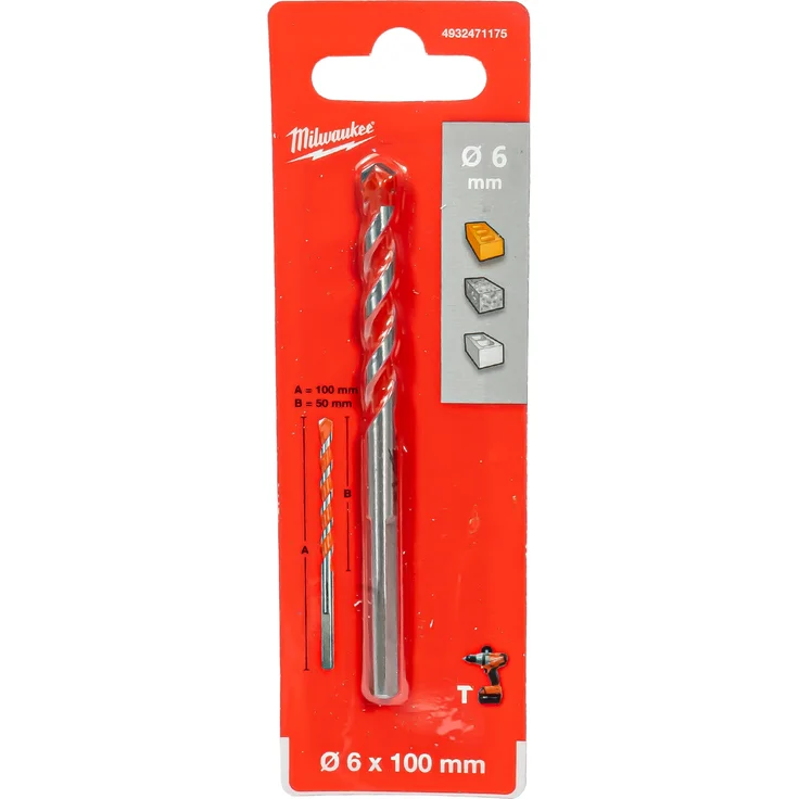 Premium-Betonbohrer 6x100 mm - 4932471175 - 4058546288037