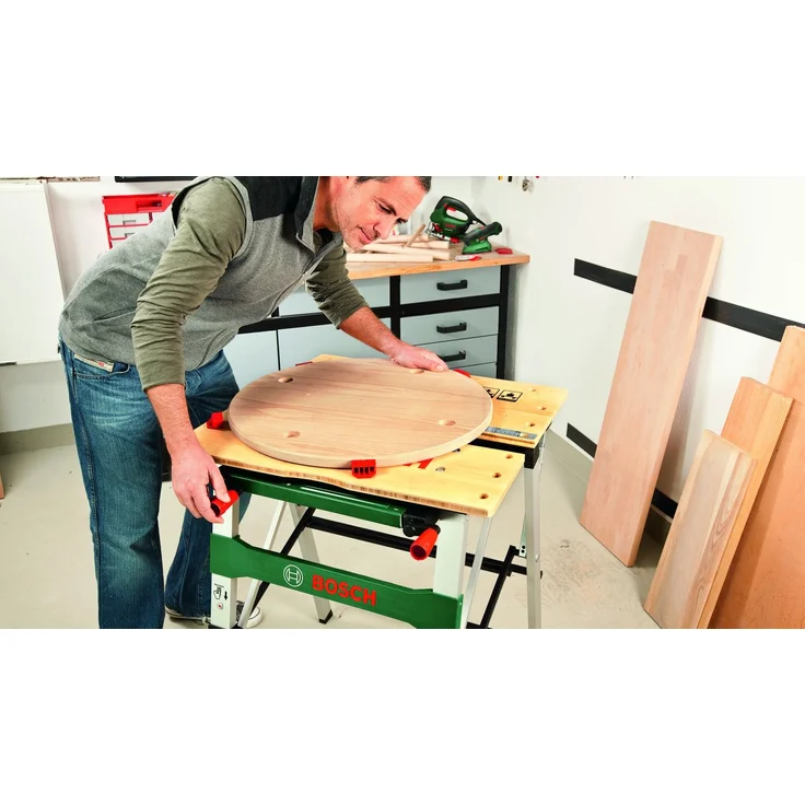 Bosch Arbeitstisch PWB 600 Maße 68 x 68 x 83,4 cm, zusammenklappbar – Bild 2