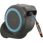 GARDENA Wand-Schlauchbox RollUp S 18600-20 15 Meter Schlauchlänge türkis Kunststoff 18600-20 180° schwenkbar frostsicher, UV-beständig