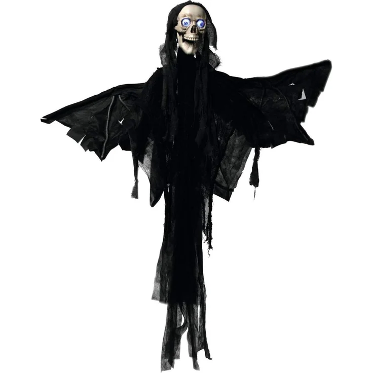 Europalms Halloween Figur Engel, animiert 165cm