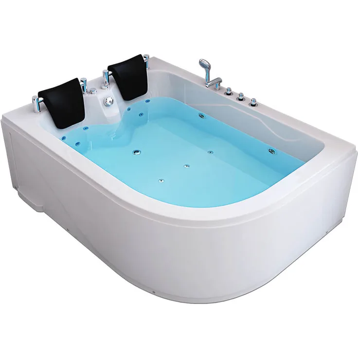 HOME DELUXE Indoor Whirlpool BLUE OCEAN - XL 180 x 120 cm Rechts