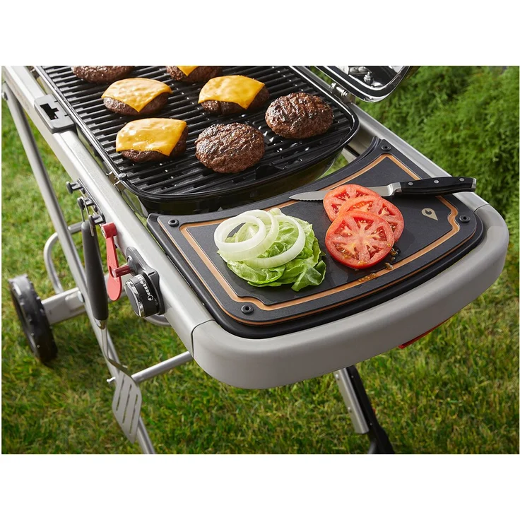 Weber Traveler Gasgrill Schwarz, 1 Brenner, 6-8 Personen, Grillfläche 63 x 34 cm (9010079) – Bild 3
