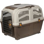 Trixie Friends on Tour Transportbox Skudo taupe/sand S-M (51 x 68 x 48 cm)