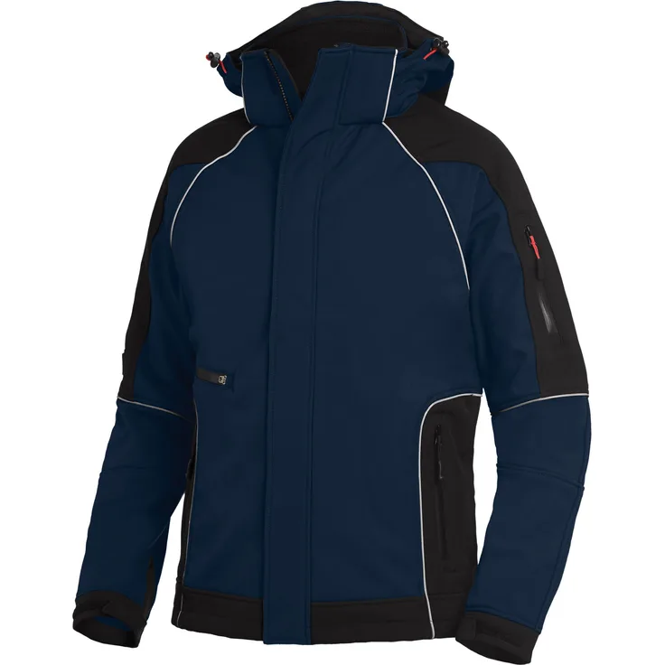 FHB WALTER Softshelljacke marine-schwarz 3XL