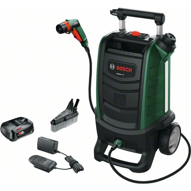 Bosch DIY Fontus 18V 06008B6101 Power for All 18V Akku-Kaltwasserhochdruckreiniger mit 1 x 2,5 Ah Akku und Ladegerät – Bild 1