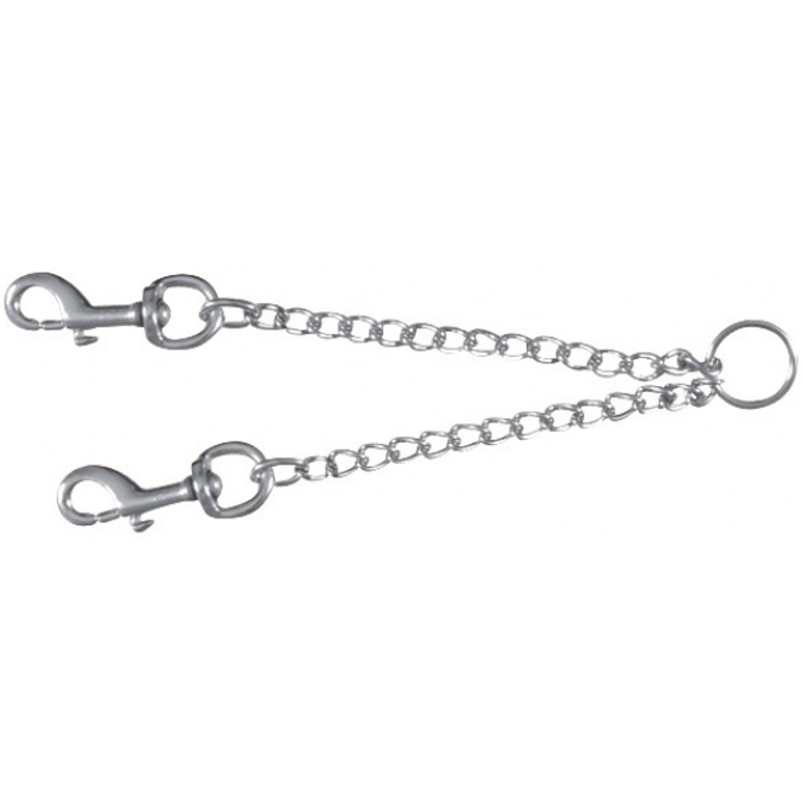 Trixie Koppelleine als Kette verchromt 42 cm 2,0 mm