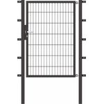 Alberts Einzeltor Flexo mit Zubehör | anthrazit | Breite 100 cm | Höhe 140 cm 
(646455)